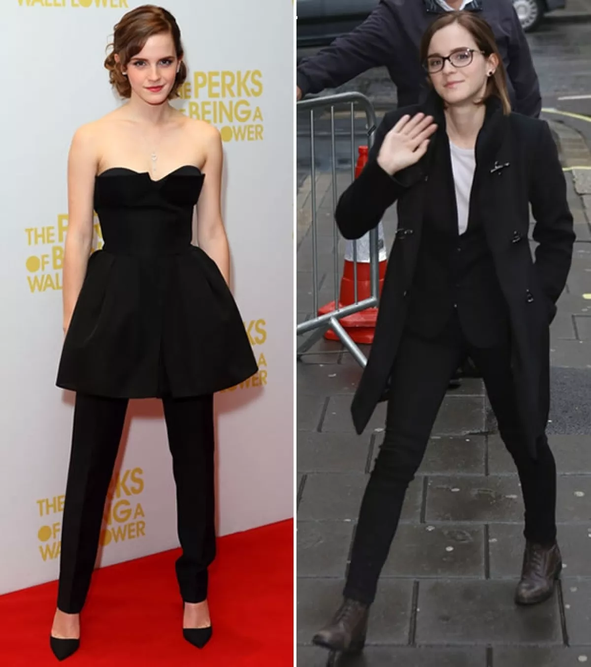Para la presentación de su más reciente película Emma apostó por la casa francesa Christian Dior.