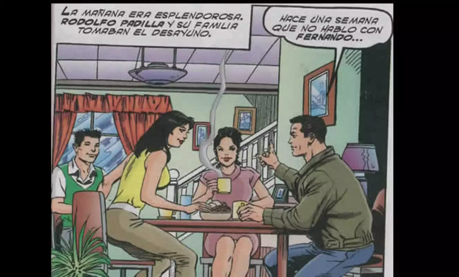 La historia versa sobre los problemas que una familia tiene con los servicios de telecomunicaciones durante un día normal.