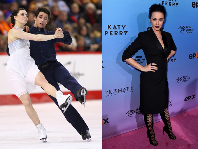 Katy Perry y Tessa Virtue
