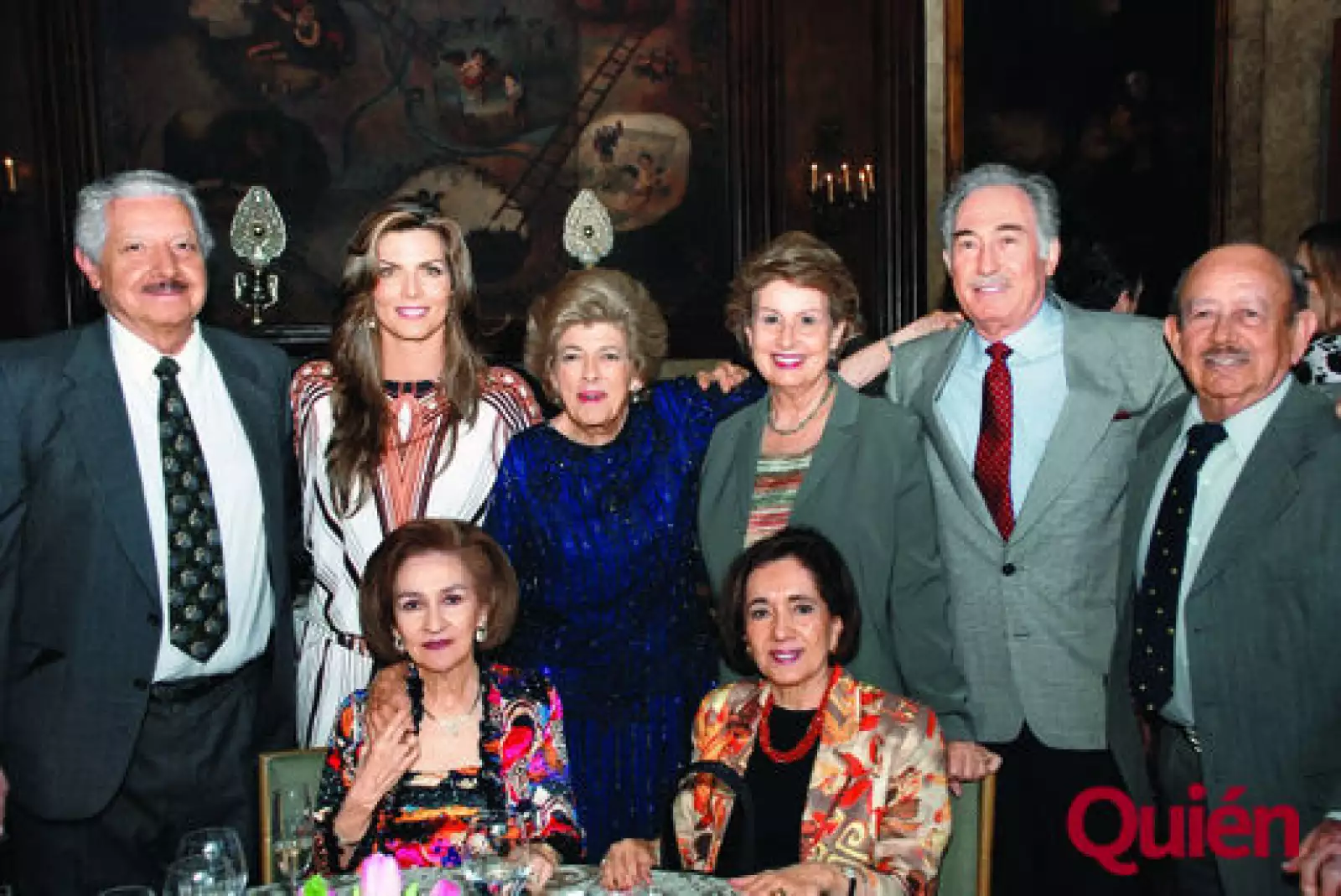 Amadeo Miret, Montserrat, Rosita, Amparo Cardenas de Arzuaga, Rodrigo Arzuaga, Horacio Gonzalez Santos, Maria Garza de Blanco, Conchita de Glez Santos