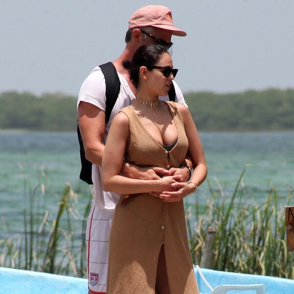 Eiza y Josh en Cancún
