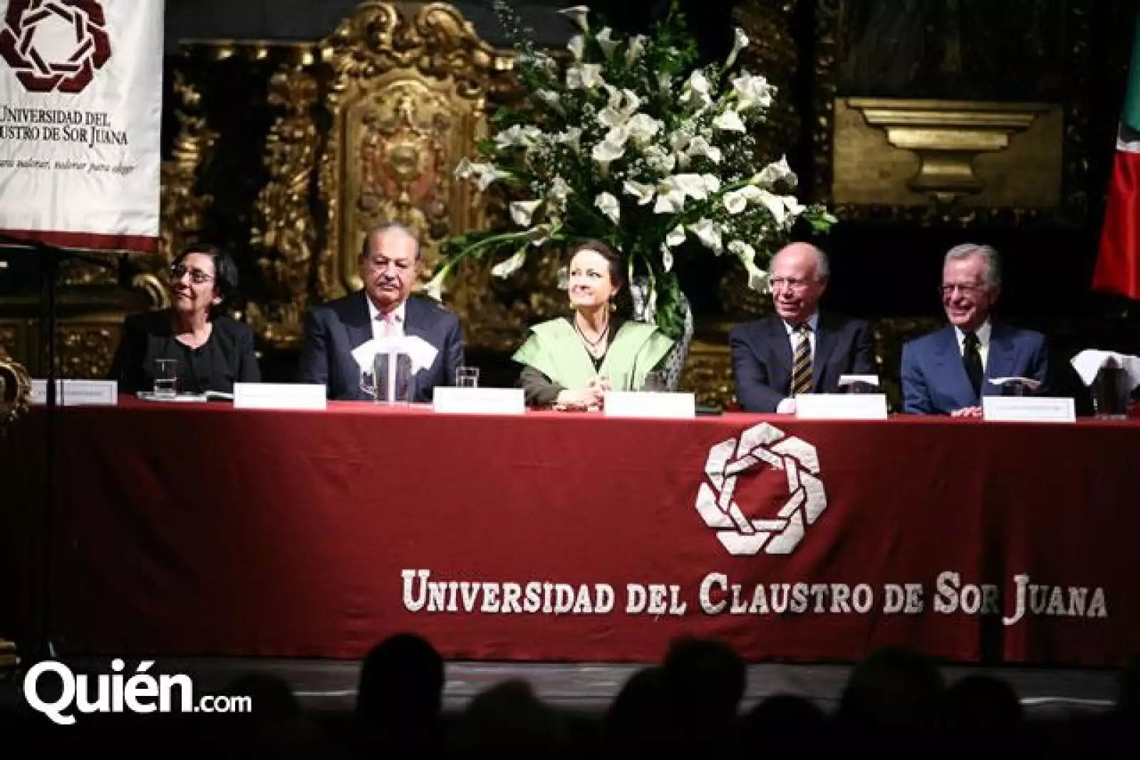 Alejandra Moreno Toscano,Carlos Slim Helú,Carmen Beatriz López Portillo,José Narro Robles,Jacobo Zabludovsky