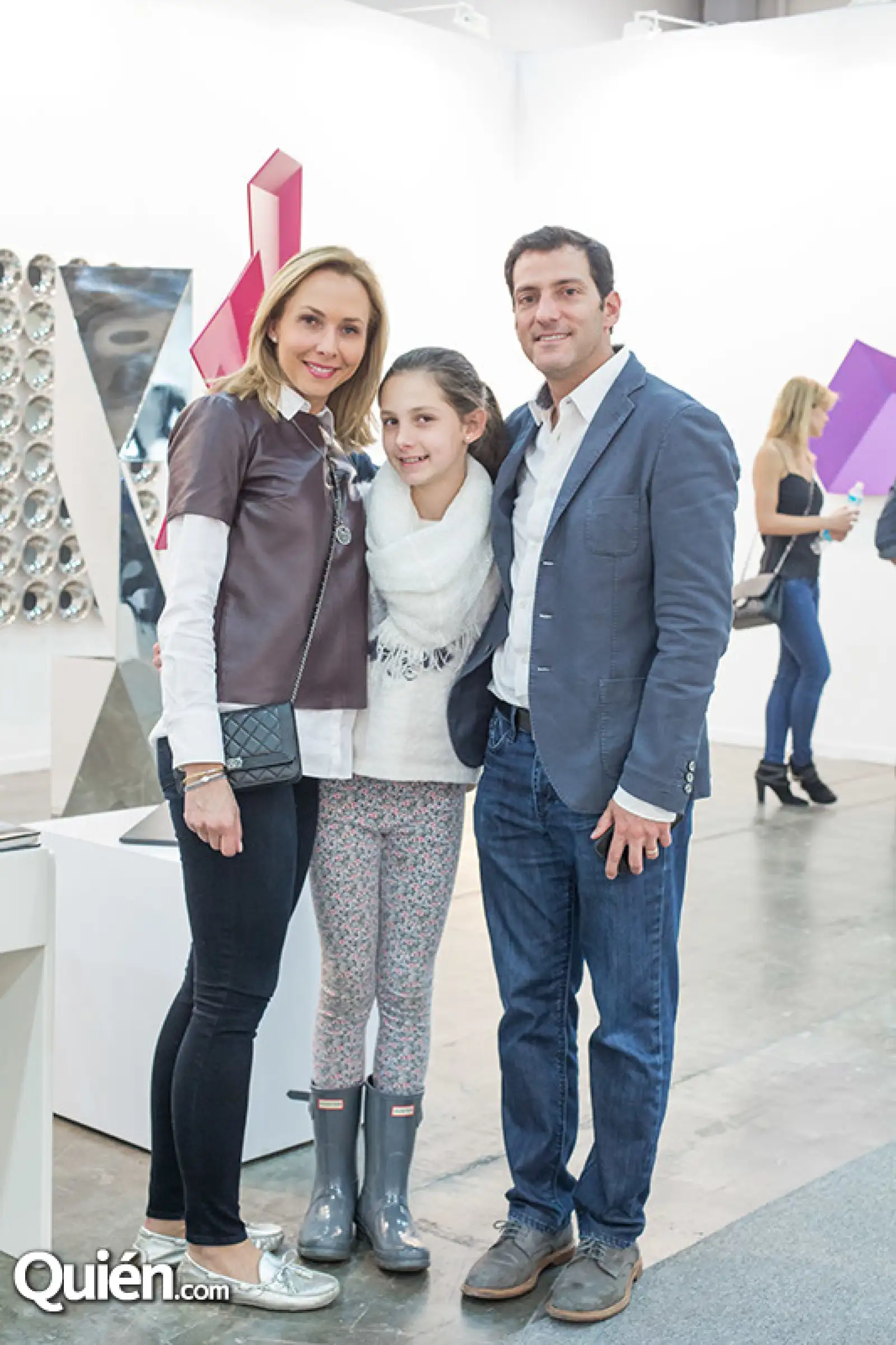 Fernanda, Ximena y Gerardo Rojas