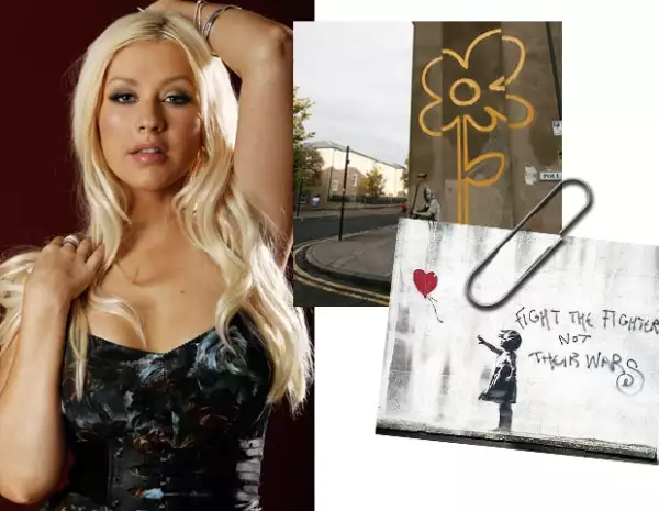 Christina Aguilar se pronunció fan de Robert Banksy