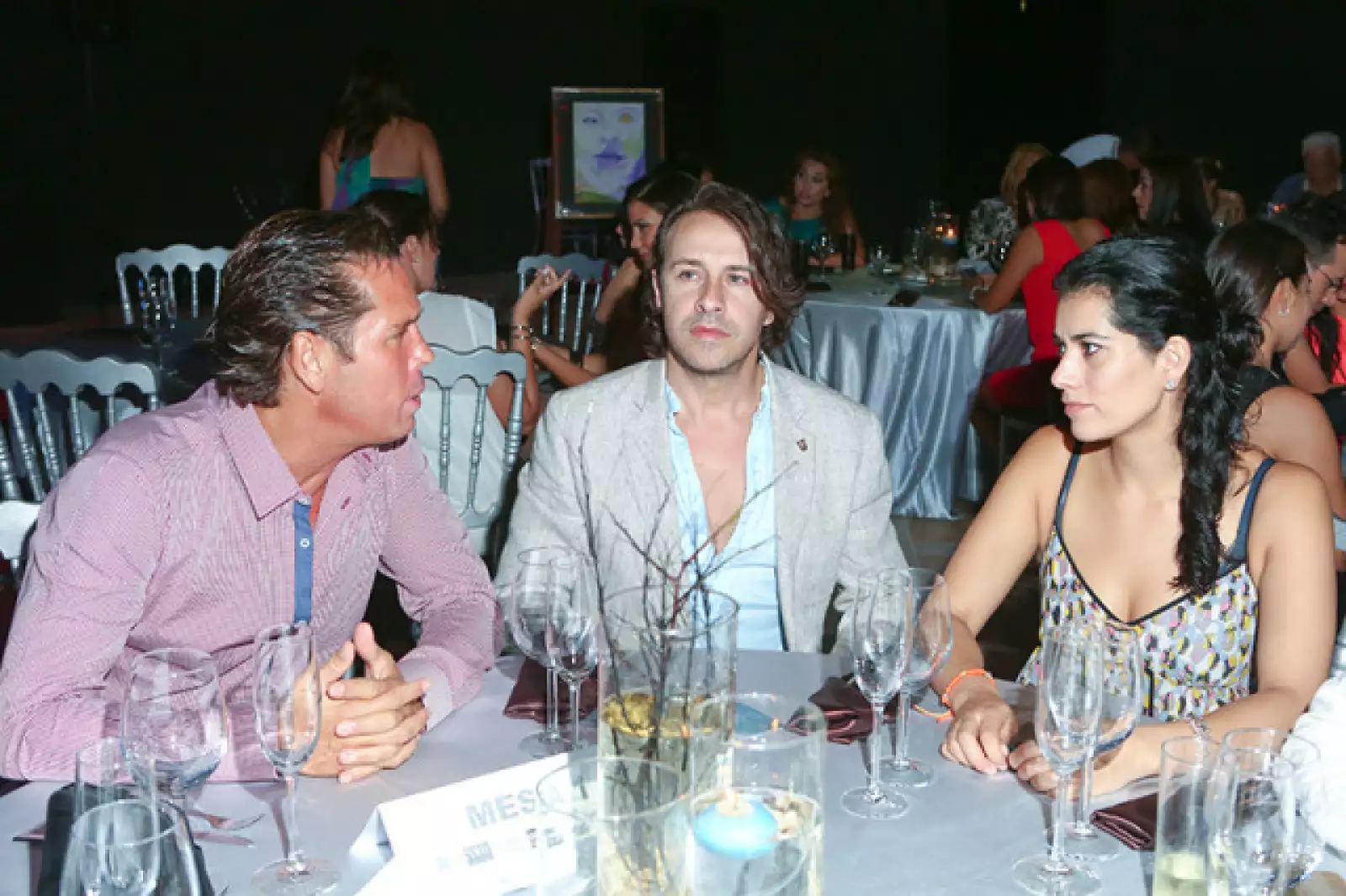 Roberto Palazuelos, Carlos Gascón y Lorena Marín