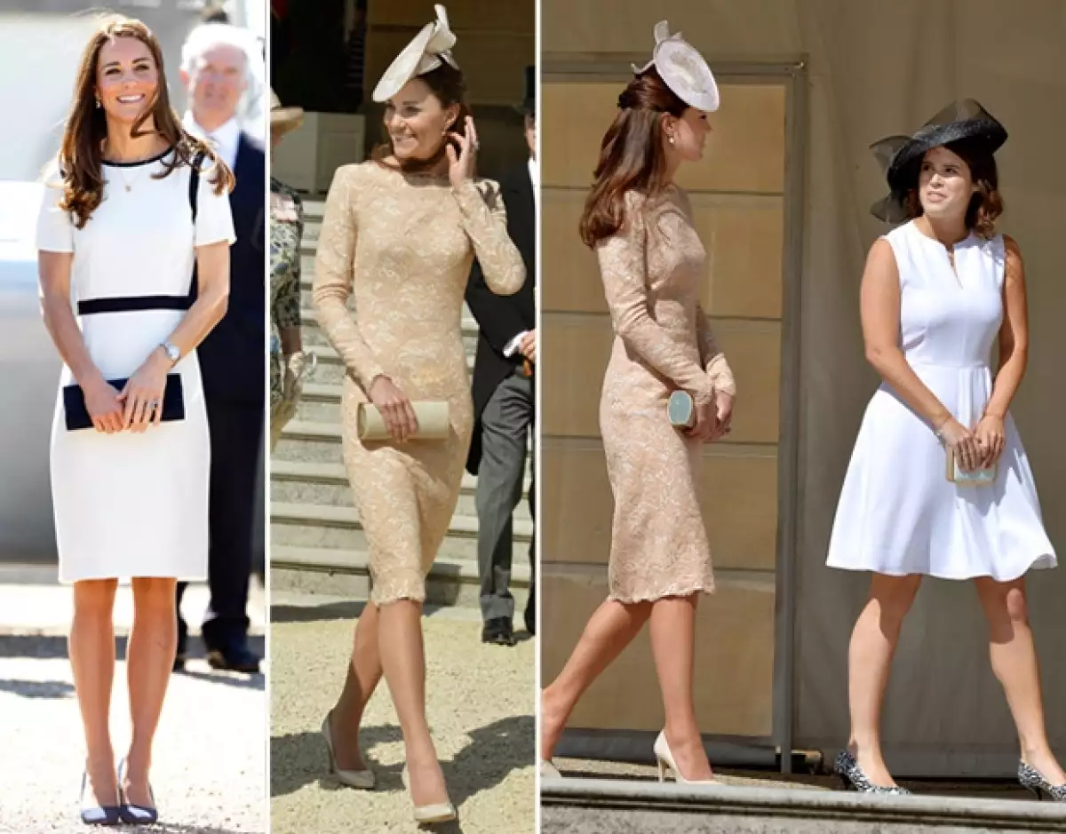 La duquesa de Cambridge cambió el vestido rebajado que usó en un evento matutino por uno de la firma inglesa que ya había utilizado hace dos años.