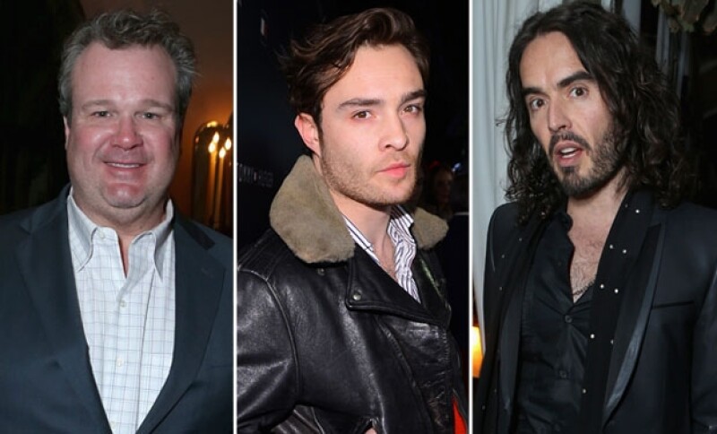 Eric Stonestreet, Ed Westwick y Russell Brand.