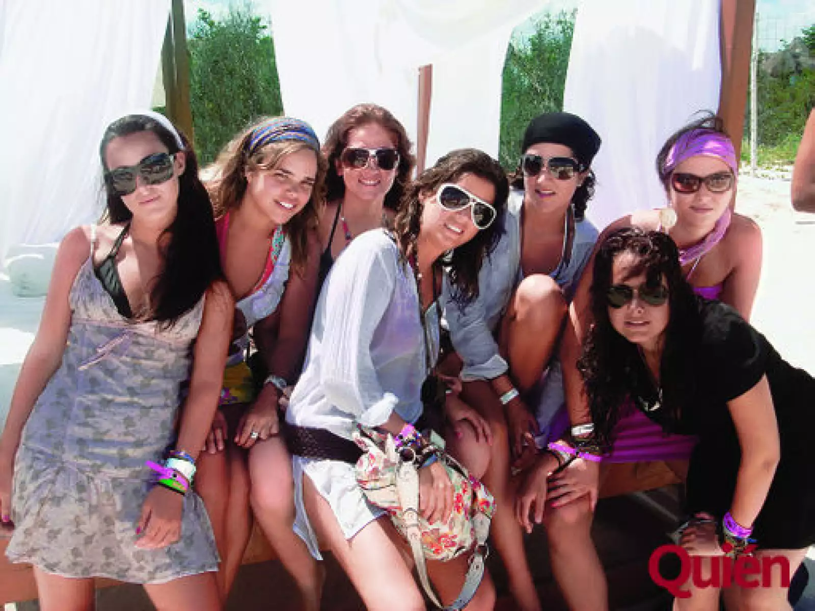 Renata Larios, Natalia Padilla, Pamela Miyar, Susana Ortiz, Patricia López, Mónica Petersen