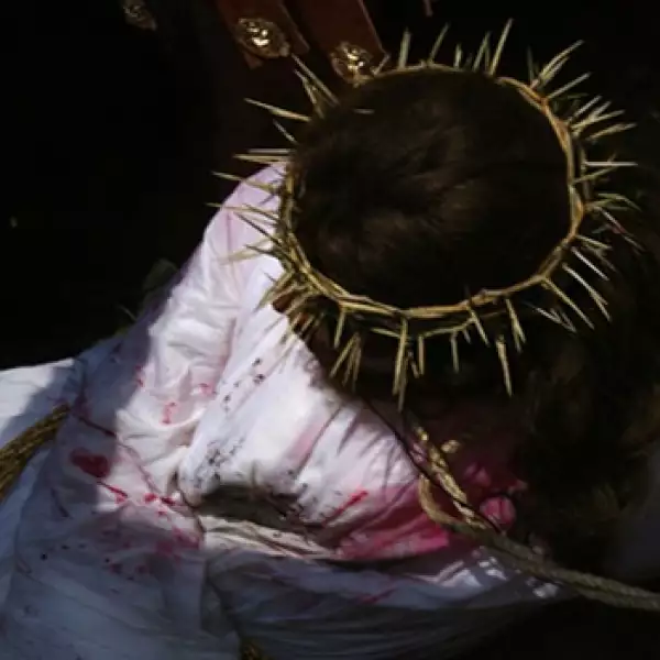 Jesus derribado Iztapalapa