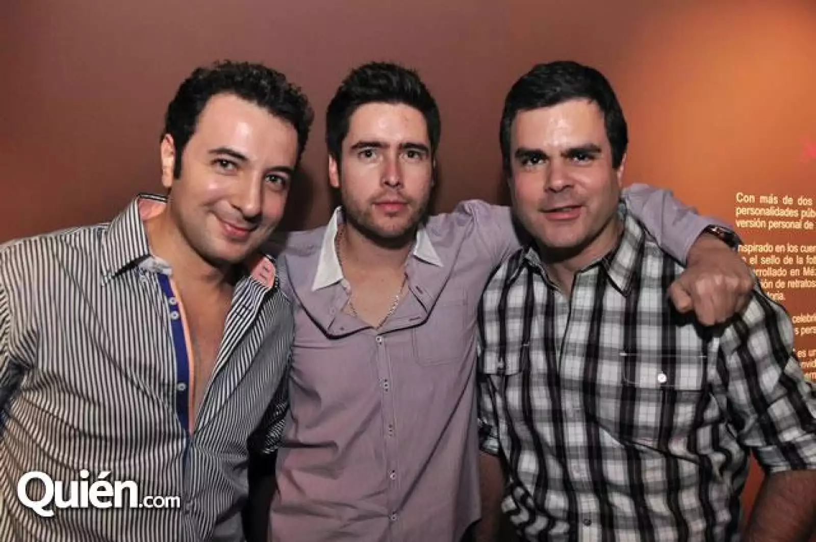 Omar Strada,Pedro Quiñones y Luis Garza