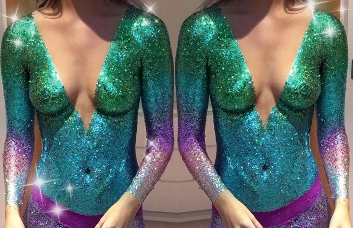 Las boobs de glitter son una tendencia real y están por invadir la