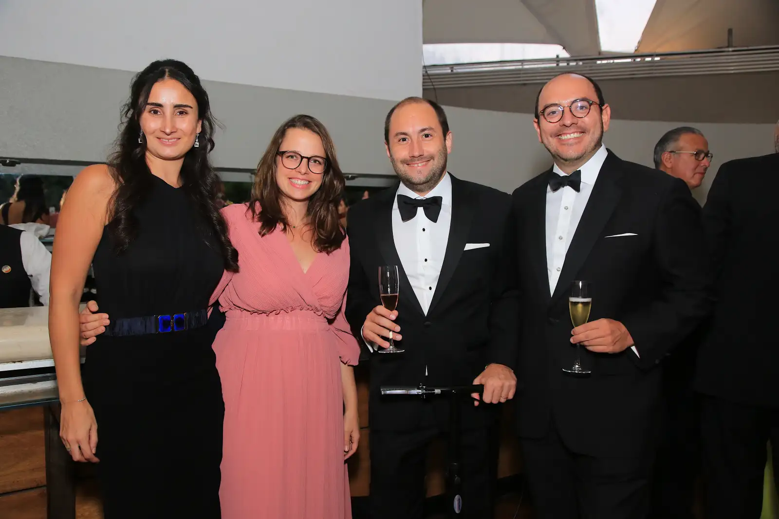 Alejandra Caly Mayor, Tatiana García , Aurelia Vélez y Luis Ga