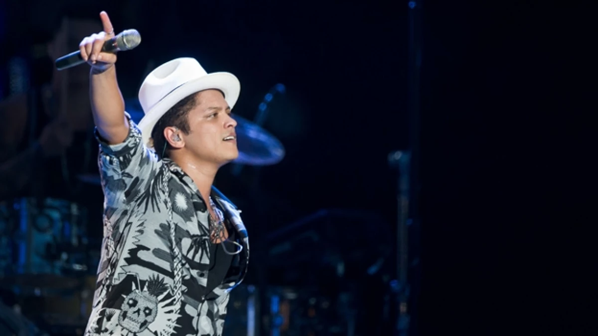 Bruno Mars Londres archivo