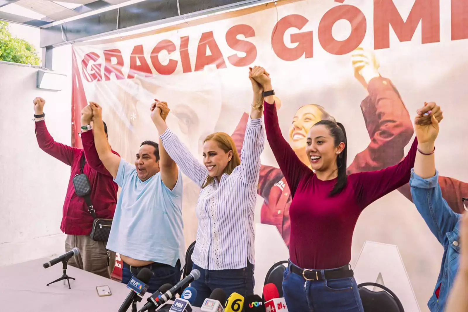 La candidata a la gubernatura, Marina Vitela, se dijo confiada en que las elecciones le favorezcan para encabezar la gubernatura de Durango.