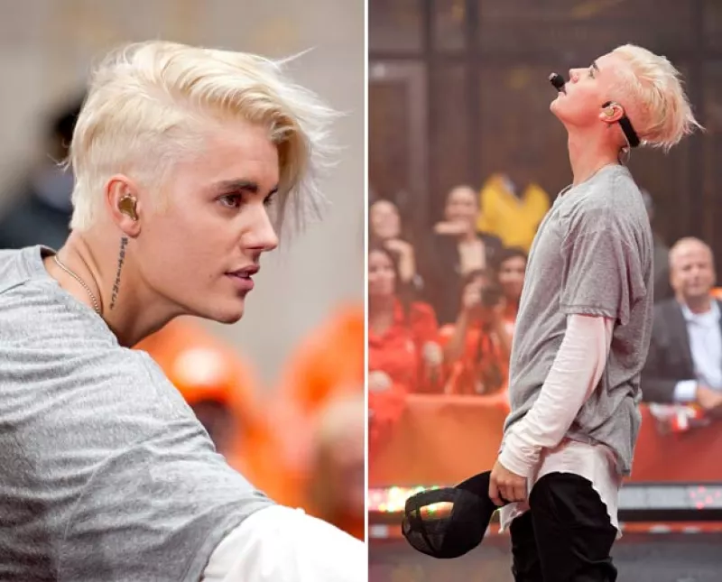 El nuevo hairstyle del cantante que está causando sensación no es del todo original, pues al parecer optó por un estilo bastante femenino inspirado en varias famosas. ¿De quiénes hablamos?