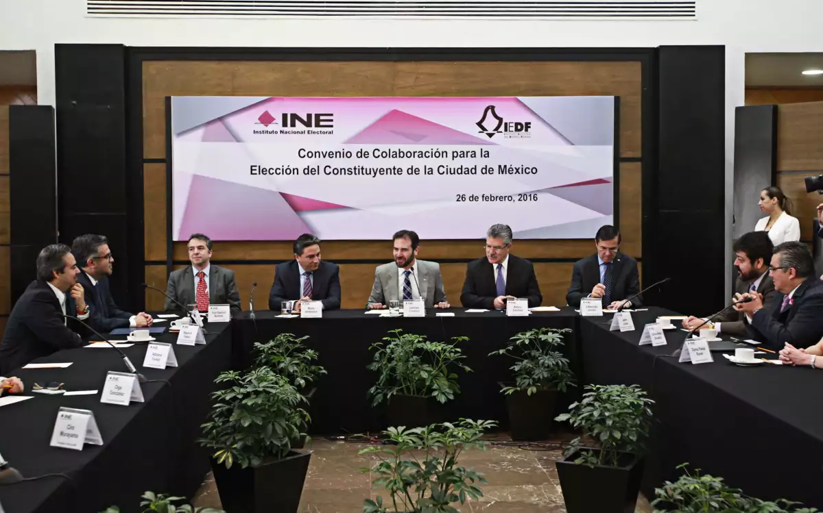 El Consejo General del INE informó que el proceso para conformar la Asamblea Constituyente transcurre conforme a calendario.
