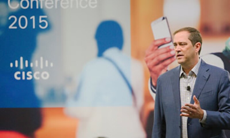 Chuck Robbins, CEO de Cisco en su primer conferencia de prensa global desde que tomó el cargo. (Foto: Cisco/Cortesía)