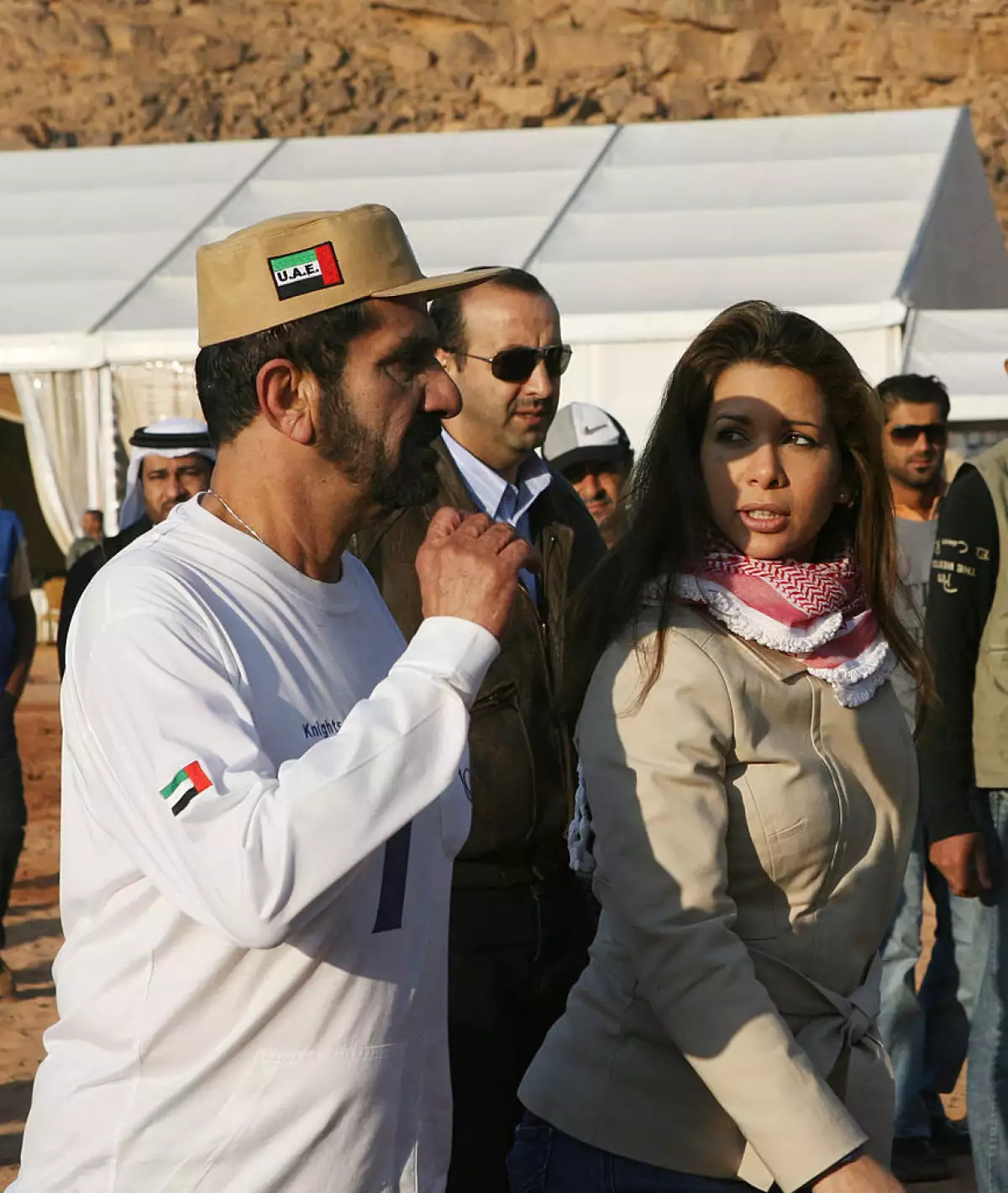 Mohamed bin Rashind y la Princesa Haya de Jordania