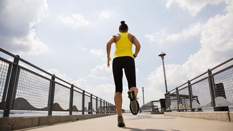 Correr, entrenamiento, rutina, ejercicio, fitness