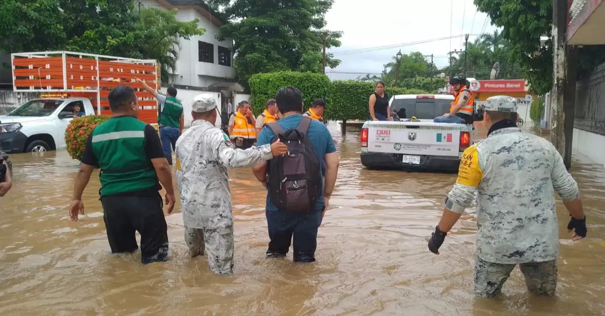 Fallecidos por las lluvias en México