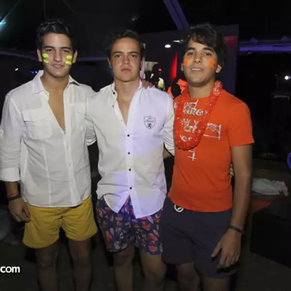 Patricio Moragrega, Julio Zambrano y Eugenio Moragrega