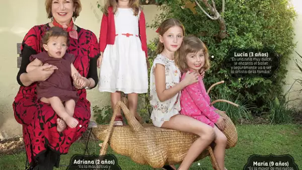 La escritora nos presenta (y describe) a sus nietas en su casa de Valle de Bravo . Dice con orgullo que son el mejor legado que le dejará al mundo.