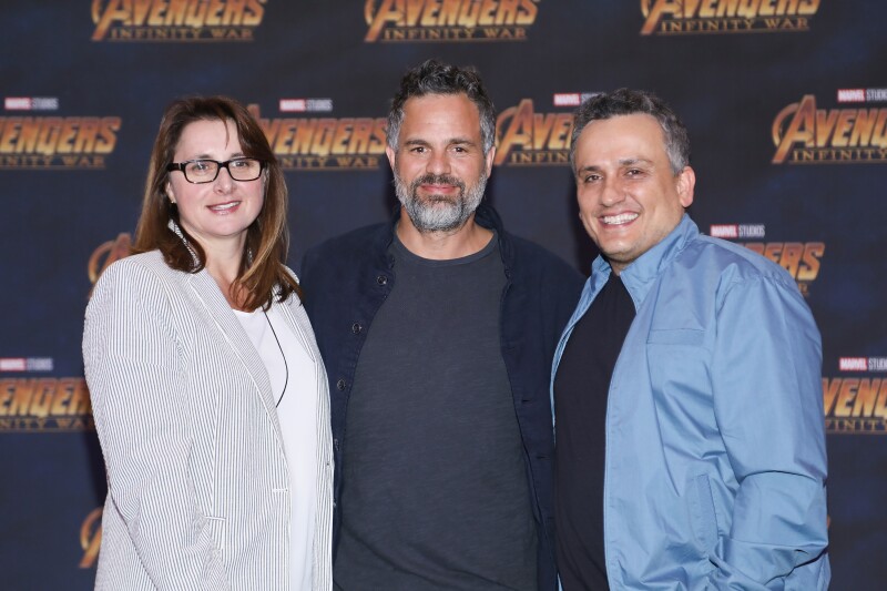 Victoria Alonso, Mark Ruffalo y Joe Russo