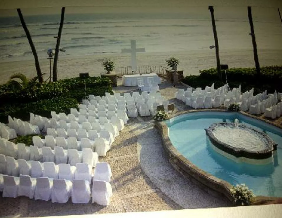 La conductora compartió fotografías del lugar donde se llevó a cabo el enlace matrimonial.