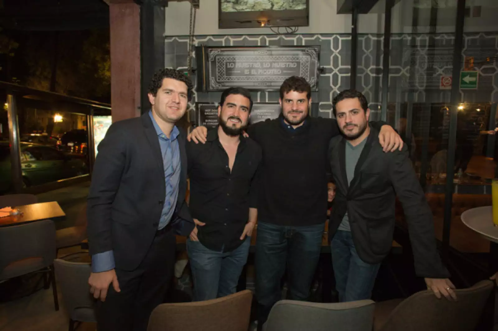 Julian González, Poncho Carmona, Pepe y Alejandro Lobo