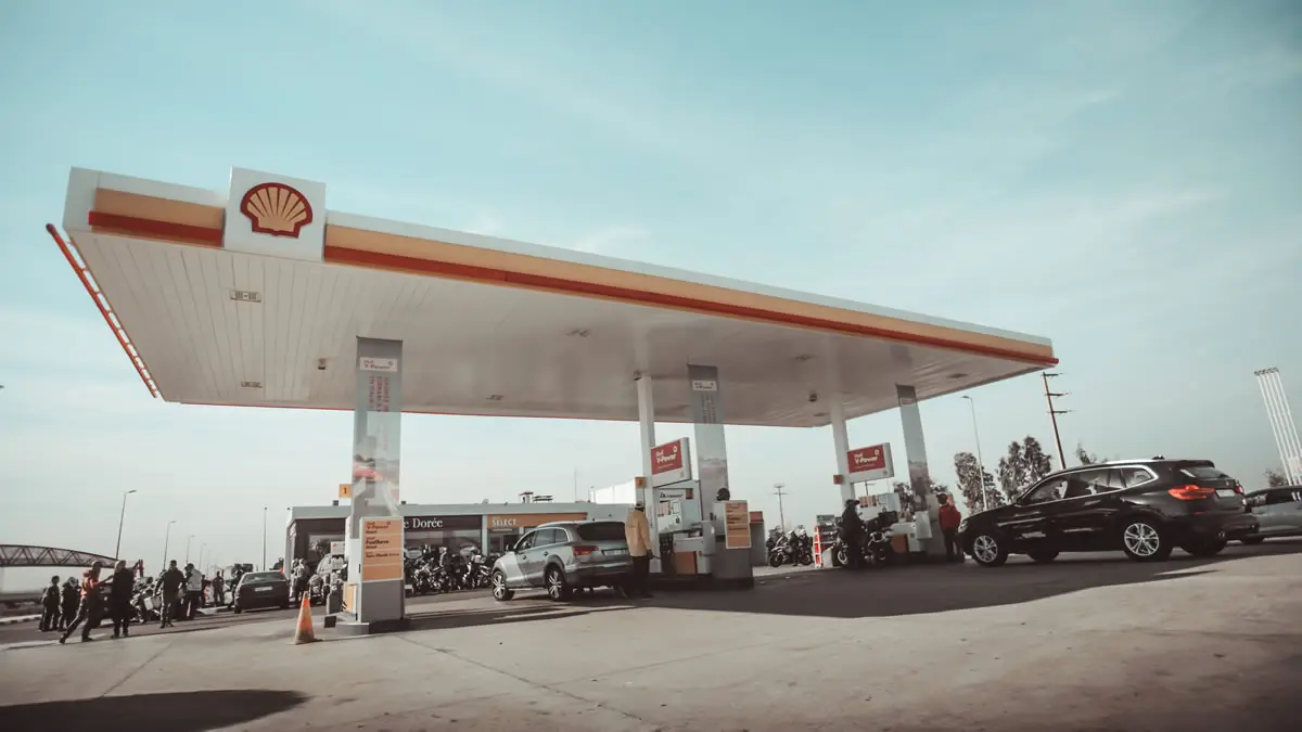 estación de gasolina