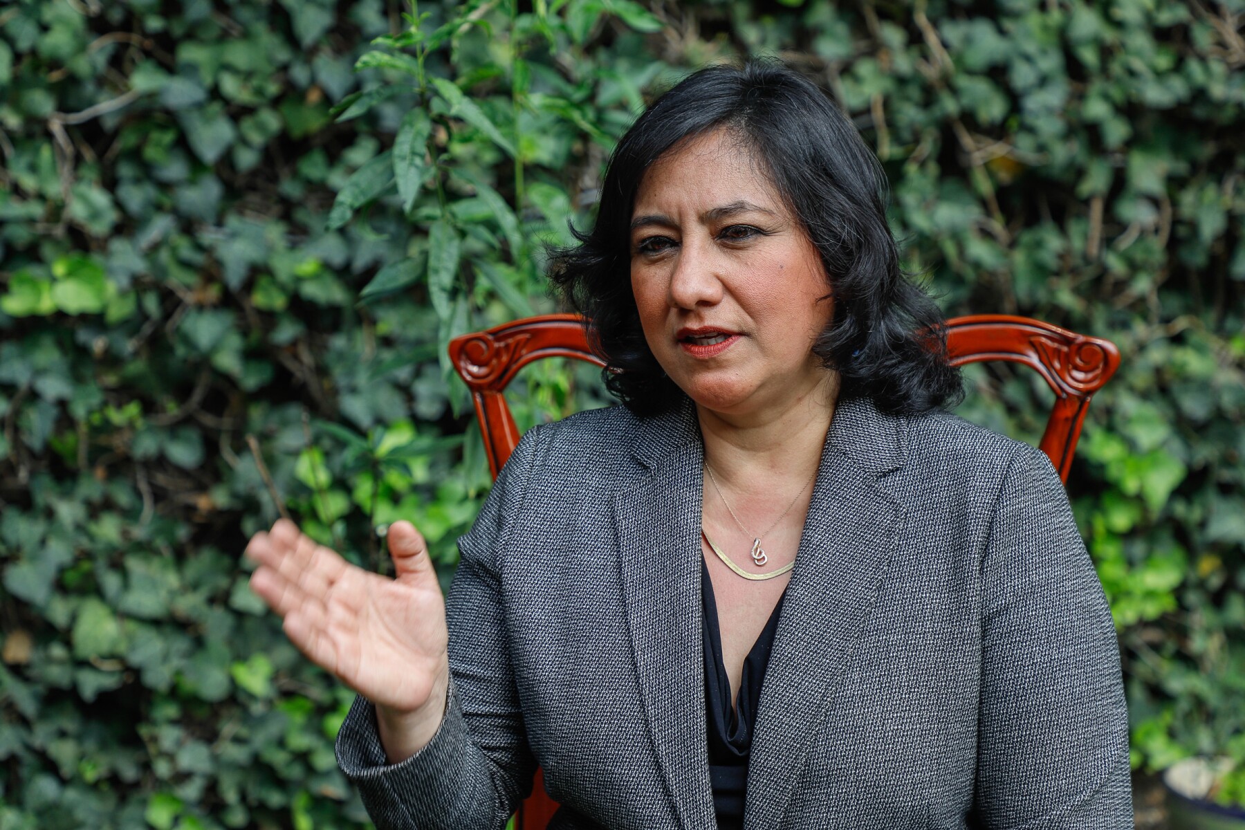 Irma Eréndira Sandoval, secretaria de Función Pública, da ...
