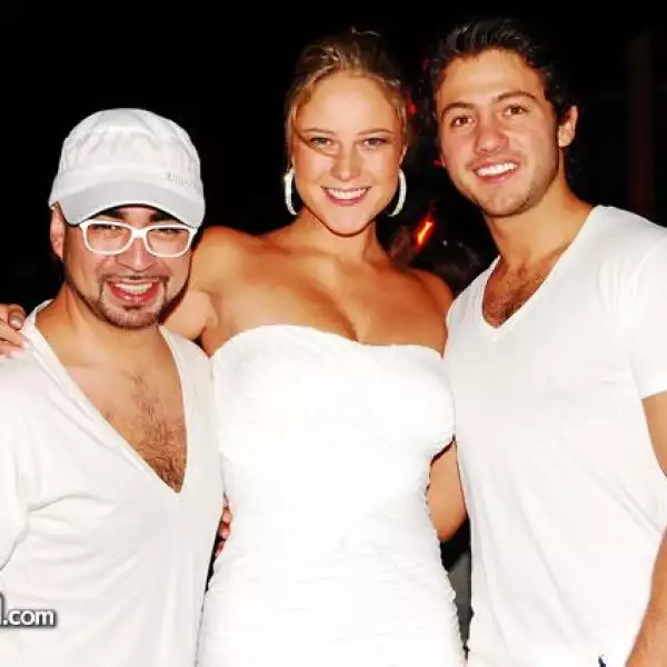 Mario Sandoval,Vanessa Huppenkothen y Juan Fernández.