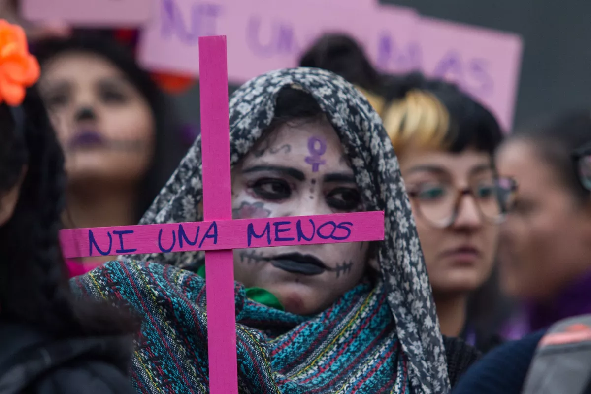 Marcha contra violencia de género