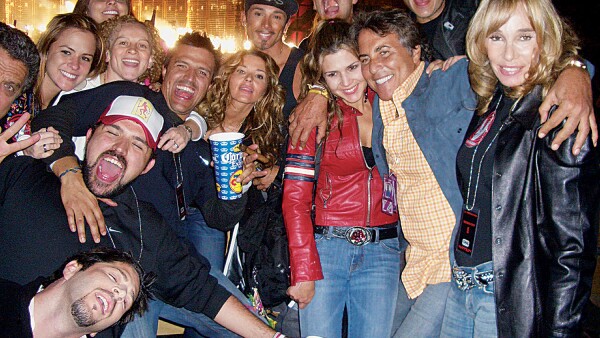 Famosos en concierto de Bono en México en 2006