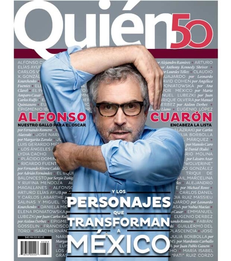 El cineasta es parte de los personajes que la revista Quién reconoce porque transforman a México y en esta edición te damos aconocer más detalles de su trabajo.