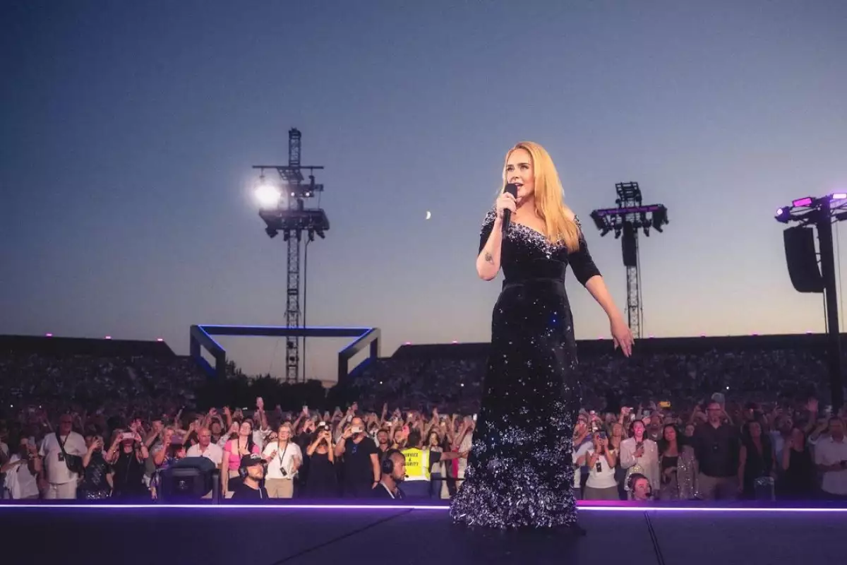 Adele en sus conciertos en Munich Alemania