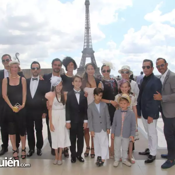 La celebración se llevó a cabo en París, la ciudad preferida de la familia Madrazo