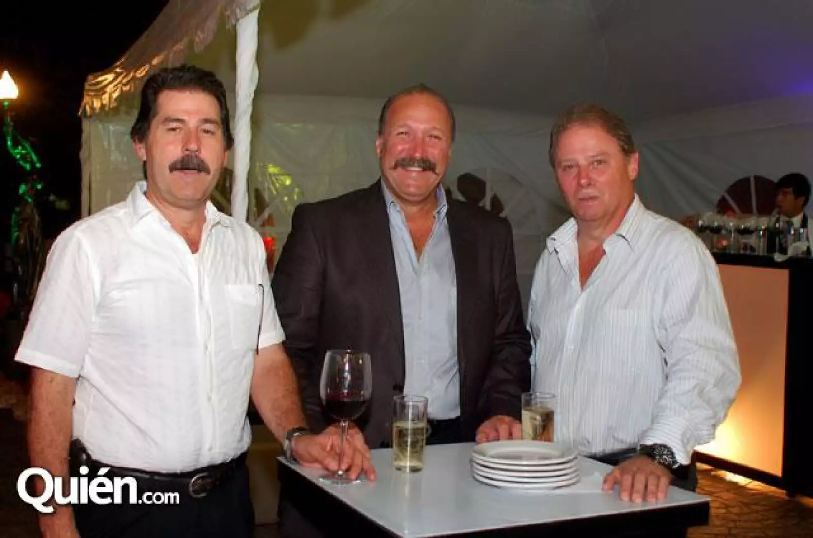 Marco Antonio Garza,Macario González y Manuel Espino