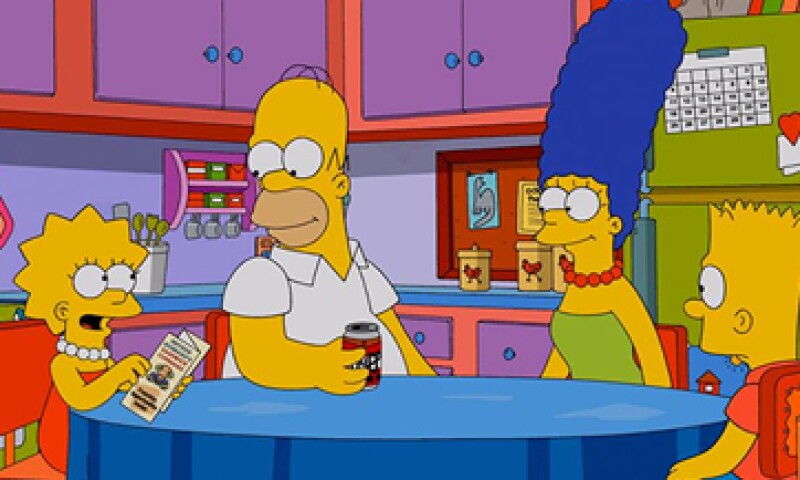 Los Simpsons también han experimentado con las redes sociales en vivo. (Foto: Tomada de facebook.com/TheSimpsons)