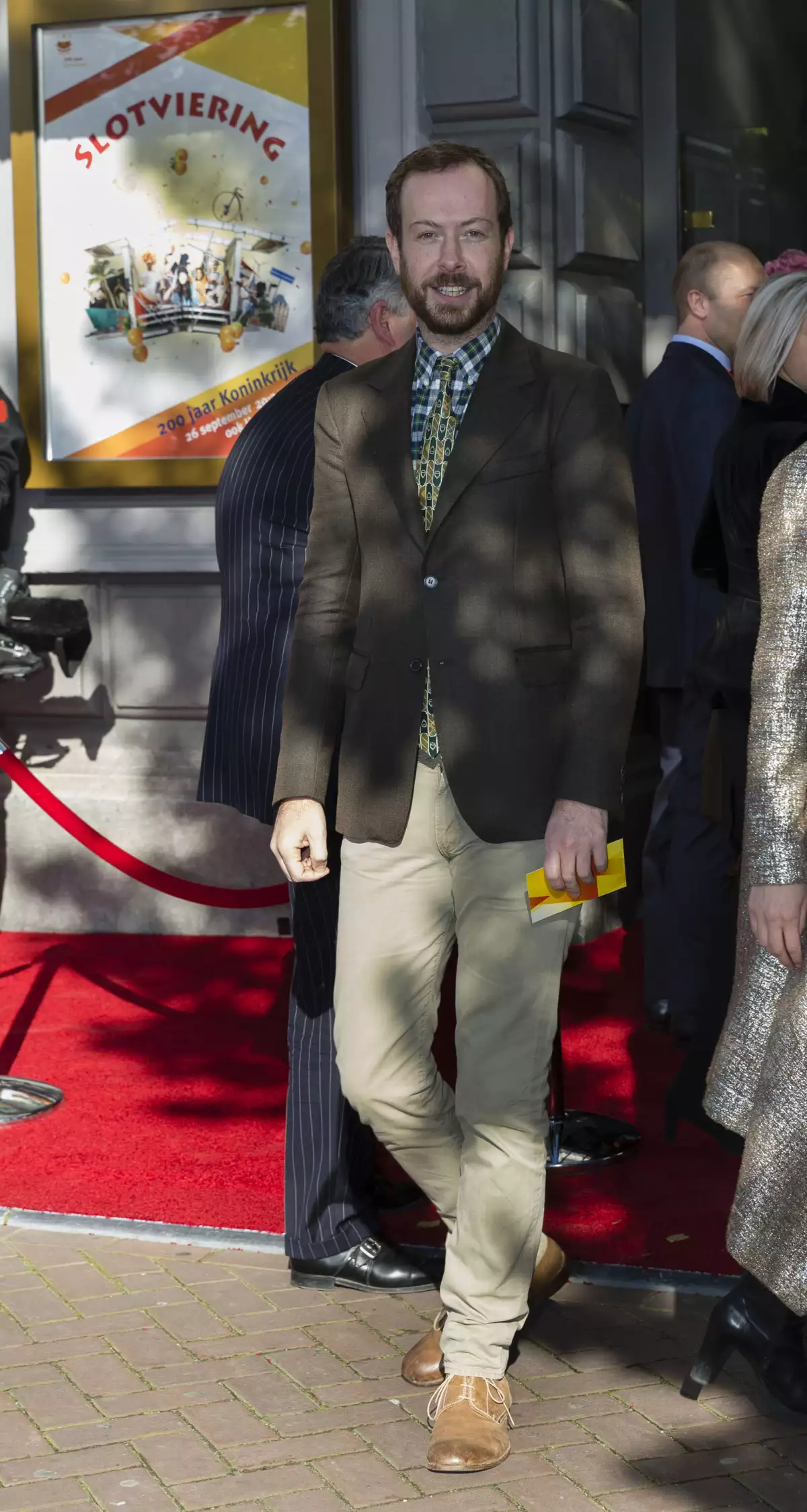 Jan Taminiau durante los festejos por le centenario del reino de los Países Bajos