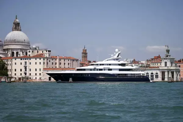 Venice ahead of the expected wedding of Amazon founder Jeff Bezos and Lauren Sanchez