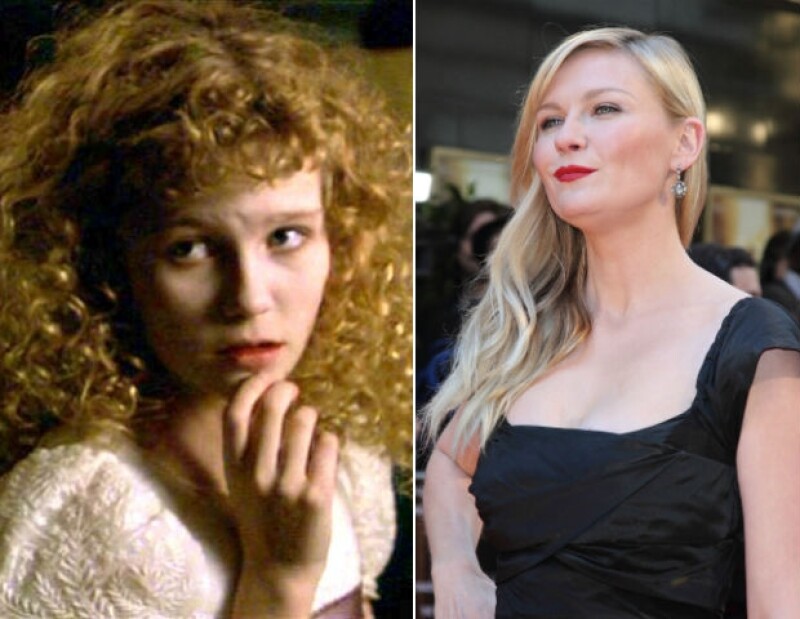 A Kirsten no le gustó besar a Brad Pitt en "Entrevista con el vampiro".