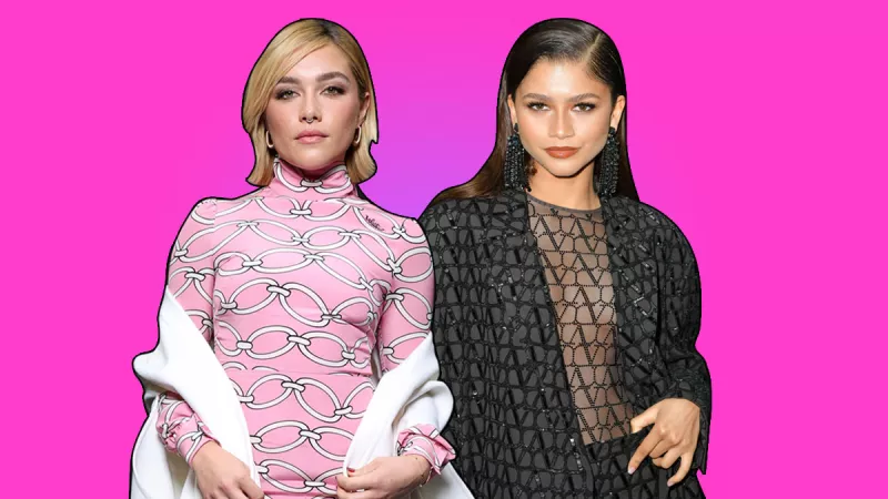 Zendaya y Florence Pugh Valentino