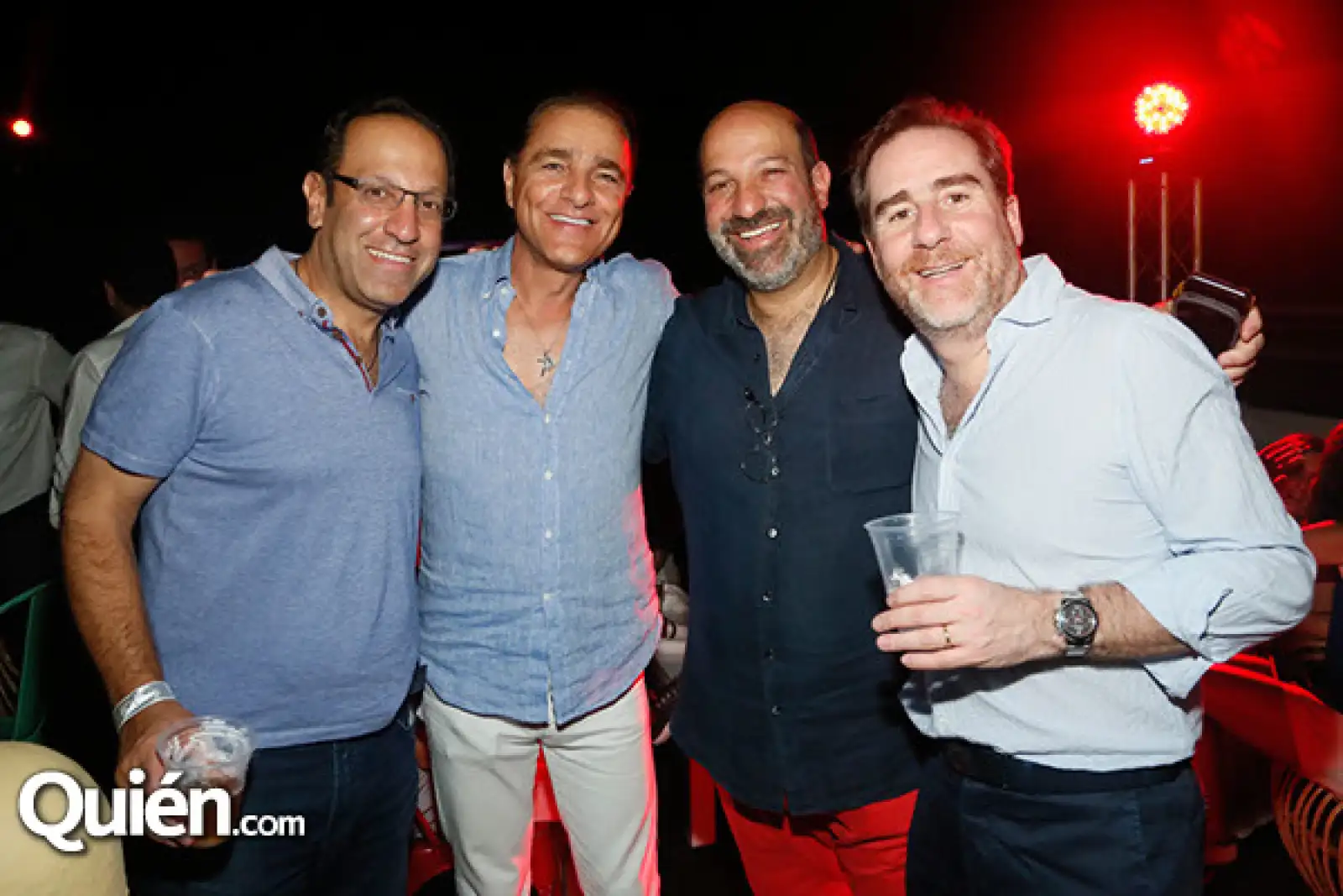 Marco Antonio Slim, Pablo Checa, Patricio Slim y Hector Grisi