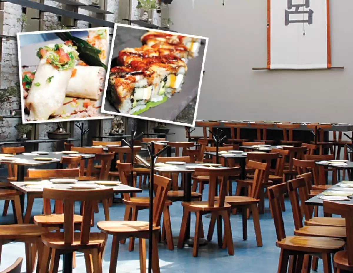 Los decorados de cada salón responden a influencias niponas.