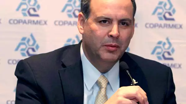Gustavo de Hoyos Walther, presidente nacional de la Confederación Patronal de la República Mexicana (Coparmex).