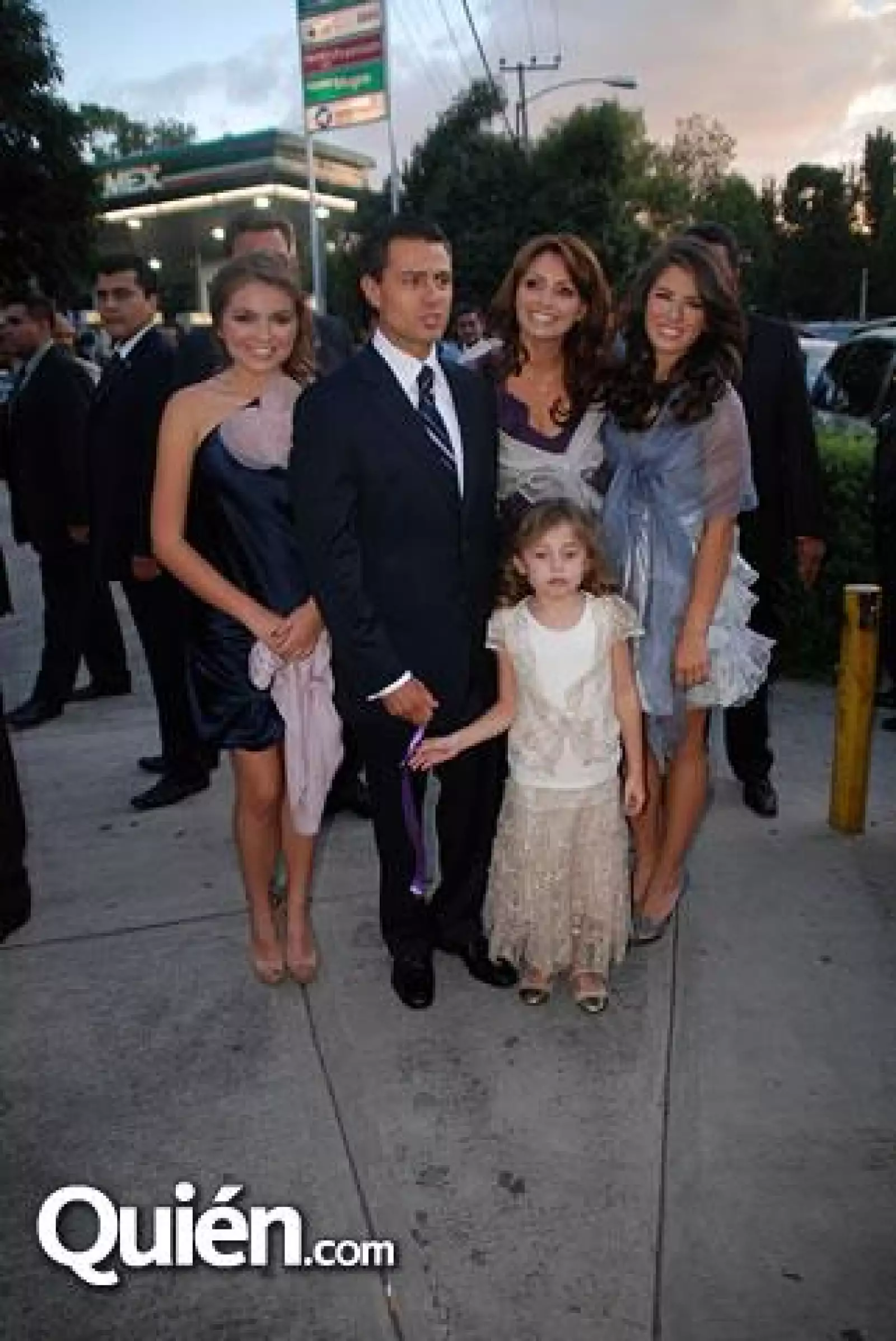 Sofía Castro,Regina Castro,Enrique Peña Nieto,Angélica Rivera,Paulina Peña