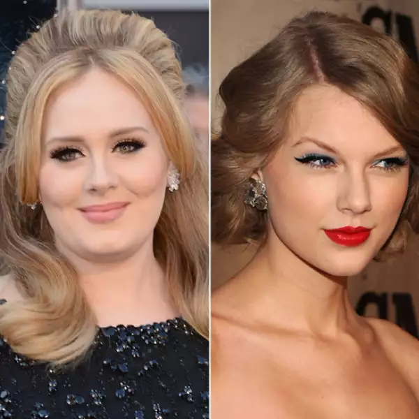Adele y Taylor Swift aunque casi tienen la misma edad, parecen llevarse años luz.