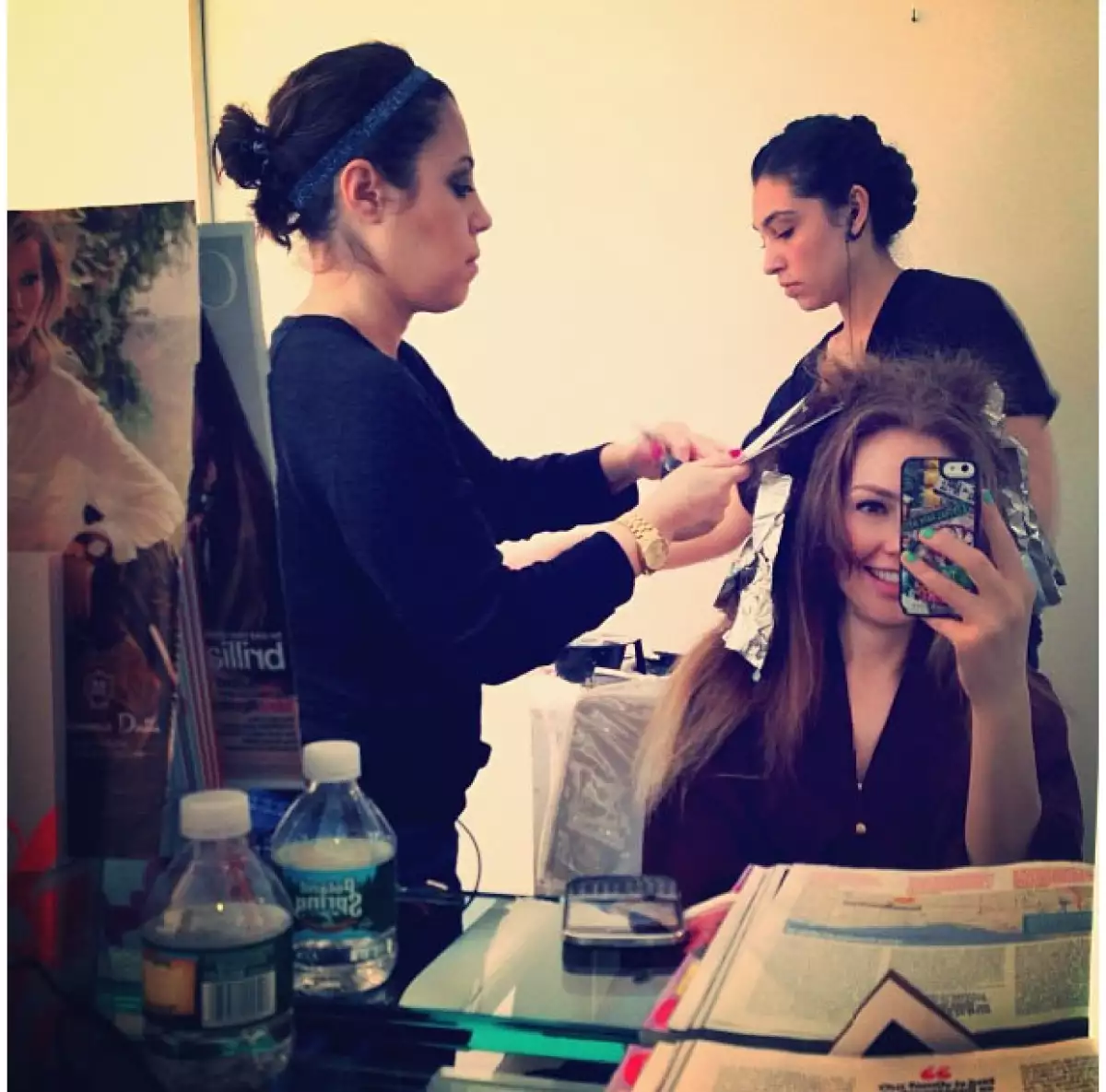 Rita Hazan fue la autora de su nuevo look.