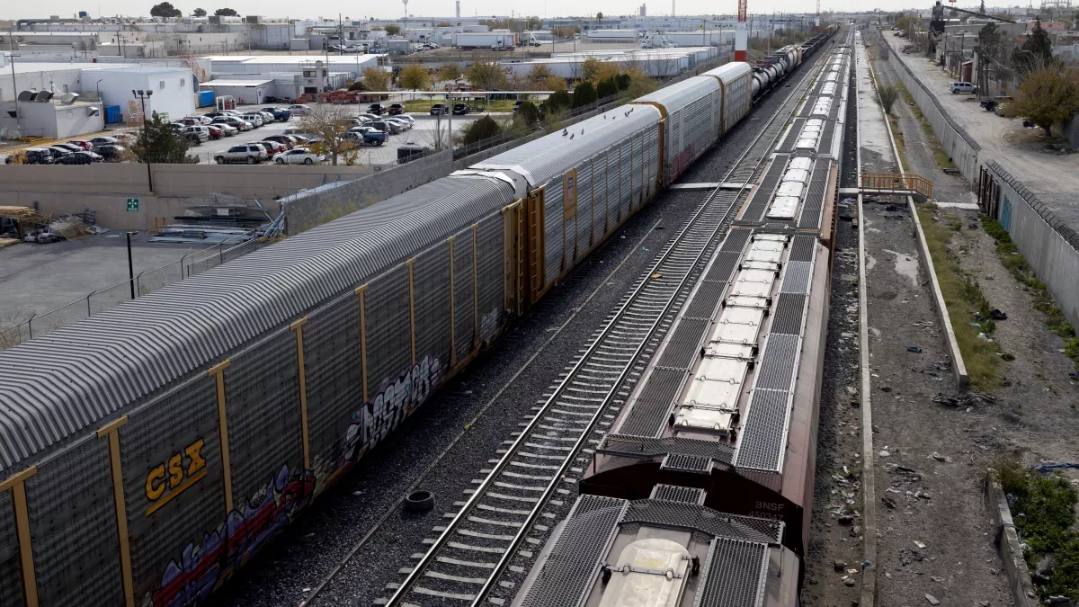 vagones de un tren de carga